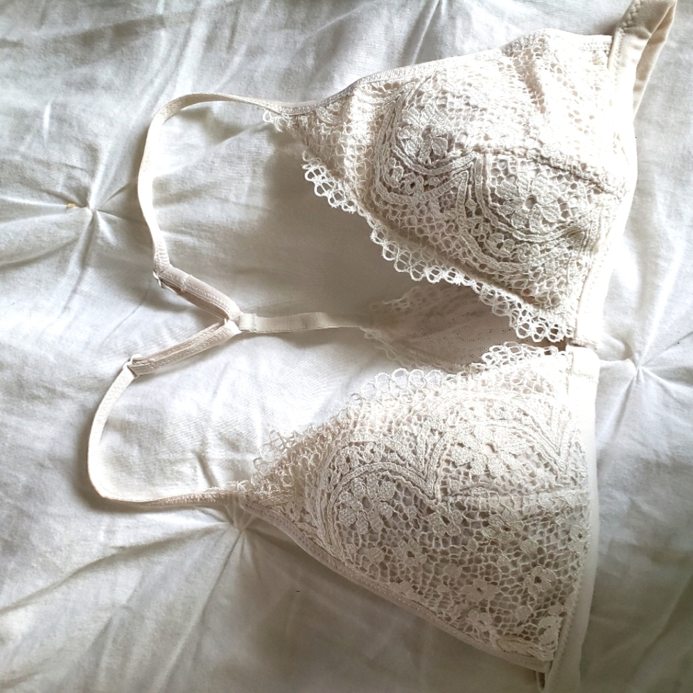 White lace Victoria Secret Bralette